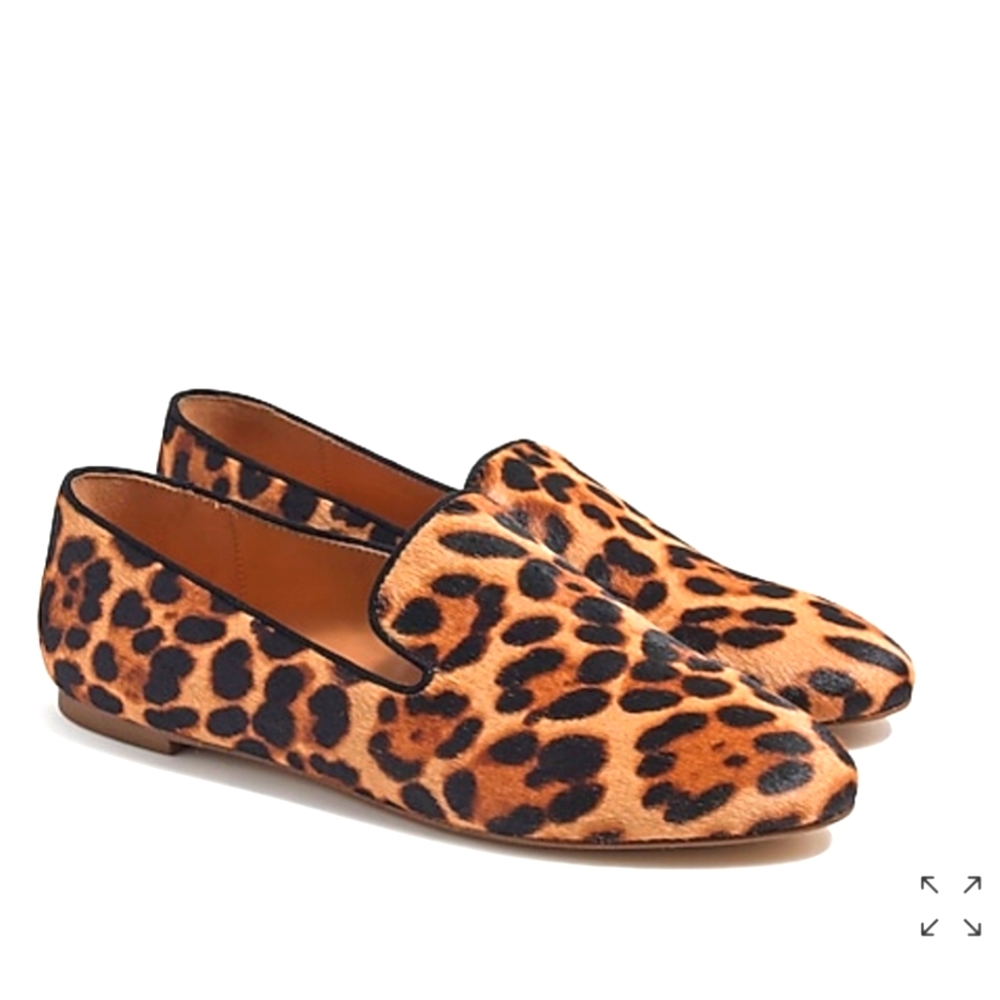 J. Crew Leopard Loafers